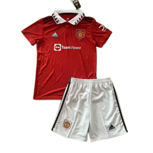 Camisetas de fútbol Manchester United Niños 1ª equipación 2022/23 – Manga Corta