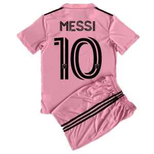 Camisetas de fútbol Inter Miami CF Messi 10 Niños 1ª equipación 2023/24 – Manga Corta