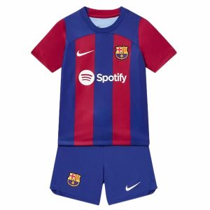 Camisetas de fútbol FC Barcelona Niños 1ª equipación 2023 2024 – Manga Corta
